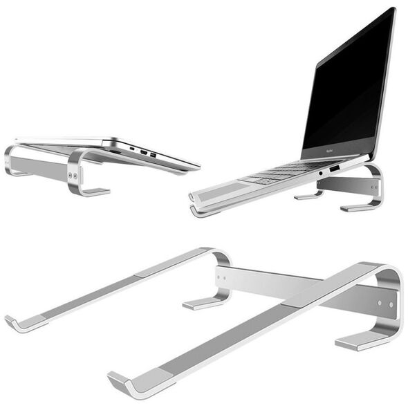 Strado Podstawka aluminiowa pod tablet laptop do 18" Simple S1 (Srebrna) uniwersalny