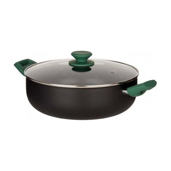 Kinvara Garnek Czarny Kolor Zielony Aluminium (7 L)
