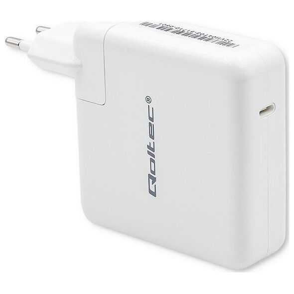 Ładowarka Qoltec Ładowarka sieciowa FAST 96W | 5-20V | 3-4.7A | USB C PD | Biała
