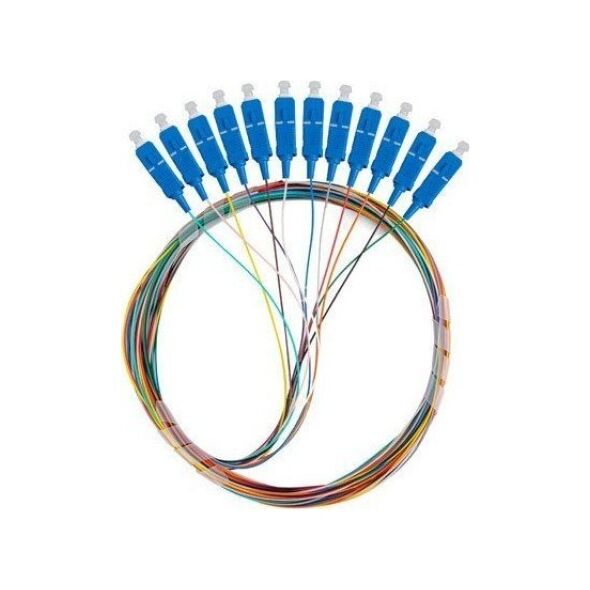 Lanberg Pigtail SM SC/UPC Semi Tight 9/125 G657A1 12X2M multikolor