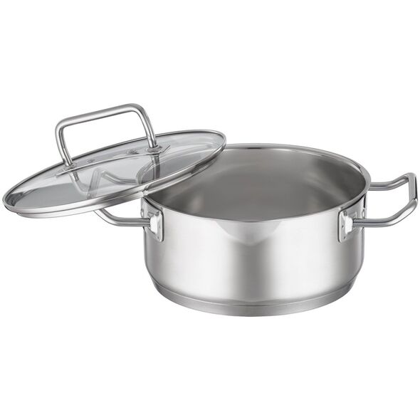 Roesle ROESLE - Garnek niski z pokrywą  20cm EXPERTISO