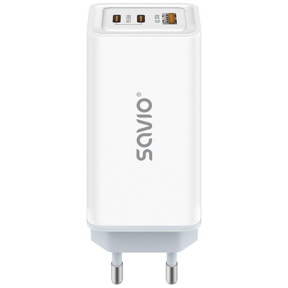 Ładowarka Savio Ładowarka sieciowa USB GaN 65W, Quick Charge 4.0, Power Delivery 3.0, LA-07