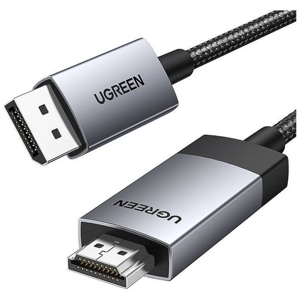 Kabel Ugreen DisplayPort - HDMI 1m szary (15773)