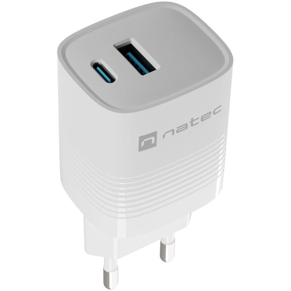 Ładowarka Natec Ribera 1x USB-A 1x USB-C 3 A (NUC-2140)