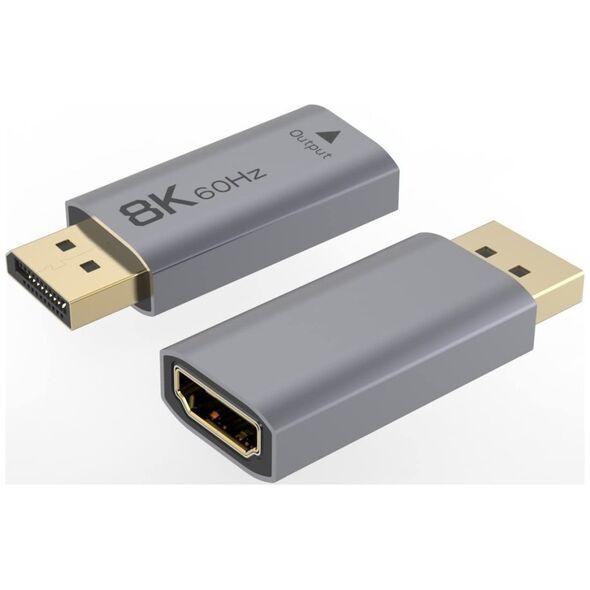 Kabel PremiumCord PremiumCord adaptér DisplayPort - HDMI, 8K@60Hz, 4K@144Hz Male/Female, pozlacené