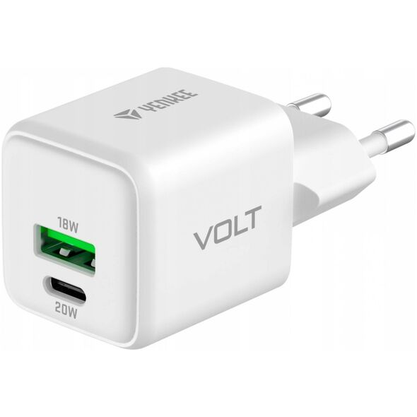 Ładowarka Yenkee Ładowarka sieciowa USB C/A 20W/18W 3A Power delivery 3.0 QC3.0