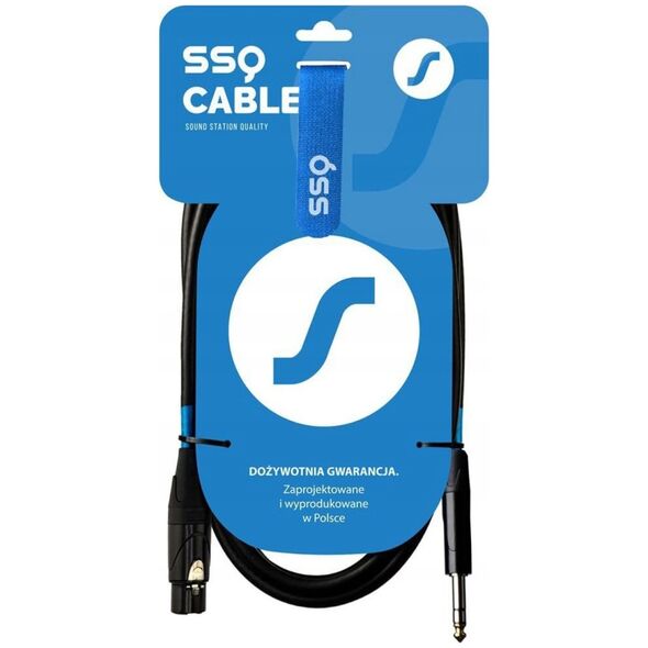 Kabel SSQ SSQ XLRJS1 - XLR żeński / Jack stereo 6,3mm