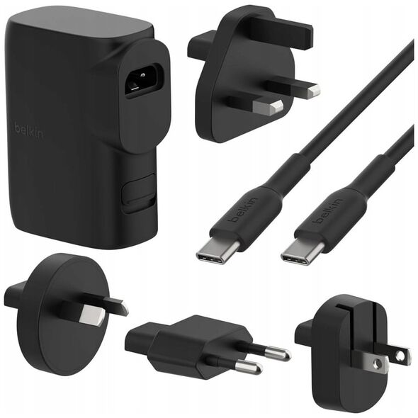 Ładowarka Belkin Ładowarka podróżna BoostCharge hybryd 25W 5k mAh +końcówki