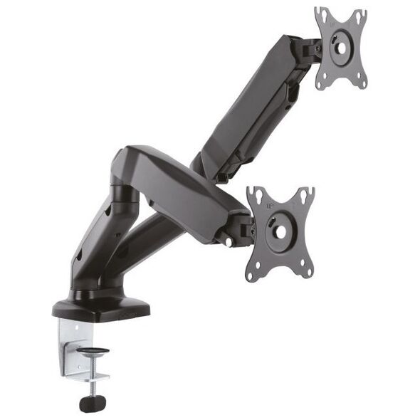 Connect IT Uchwyt biurkowy na 2 monitory 13" - 27" TwinArm Premium (CMF-3207-BK)