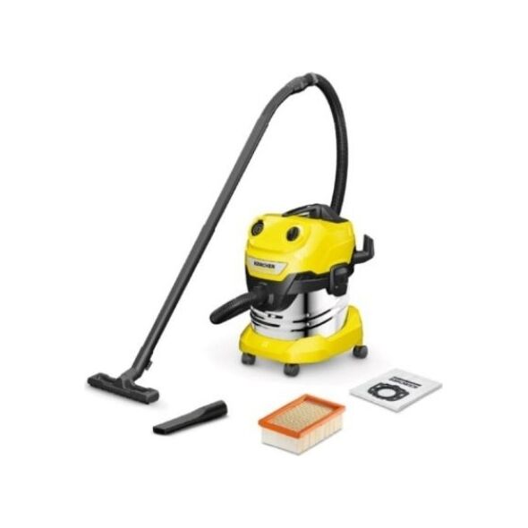 Odkurzacz przemysłowy Karcher Sauso-drėgno valymo siurblys Karcher WD 4 S V-20/5/22| 1000 W