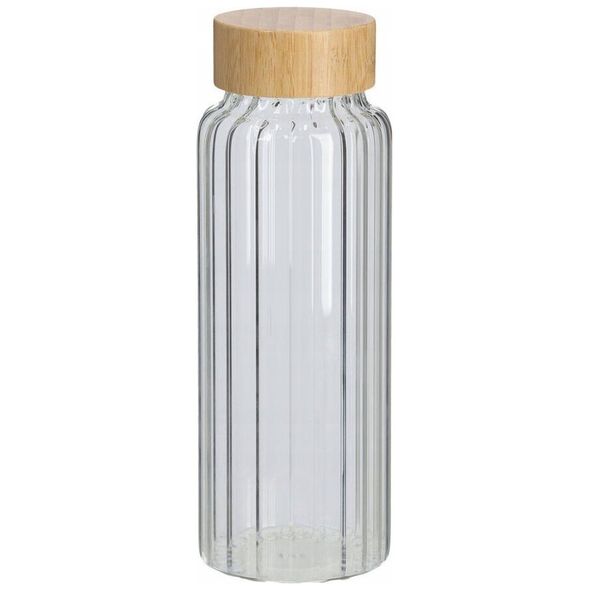 Zeller Butelka z bambusowym szczelnym wieczkiem, 1000 ml