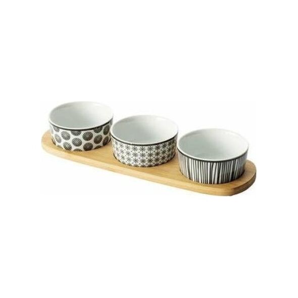 Secret de Gourmet Miseczki na przekąski BOHEMIA, porcelana, 3 sztuki