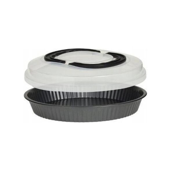 Secret de Gourmet Forma do pieczenia tarty z pokrywką, Ø 26 cm, metalowa