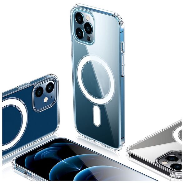 Anti Shock 1,5 mm Mag case for iPhone 13 6,1&quot; transparent big hole 5907457789906