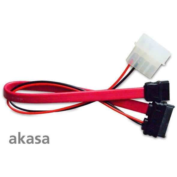 Akasa mSATA - SATA, 0.2m, Czerwony (AKCB050)