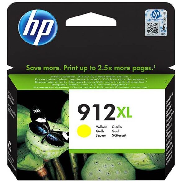 HP Μελάνι Inkjet No.912XL Yellow (3YL83AE) (HP3YL83AE) έως 12 άτοκες Δόσεις