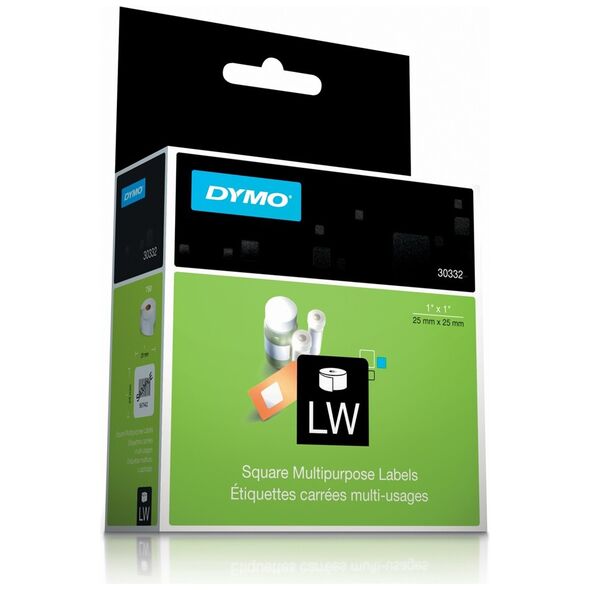 Ετικέτες Γενικής Χρήσης DYMO Square Removable 25x25mm. (Λευκό) (S0929120) (DYMOS0929120) έως 12 άτοκες Δόσεις
