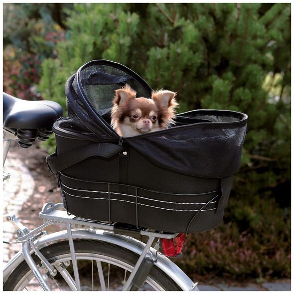 Trixie Torba rowerowa 48×29×42 cm czarna