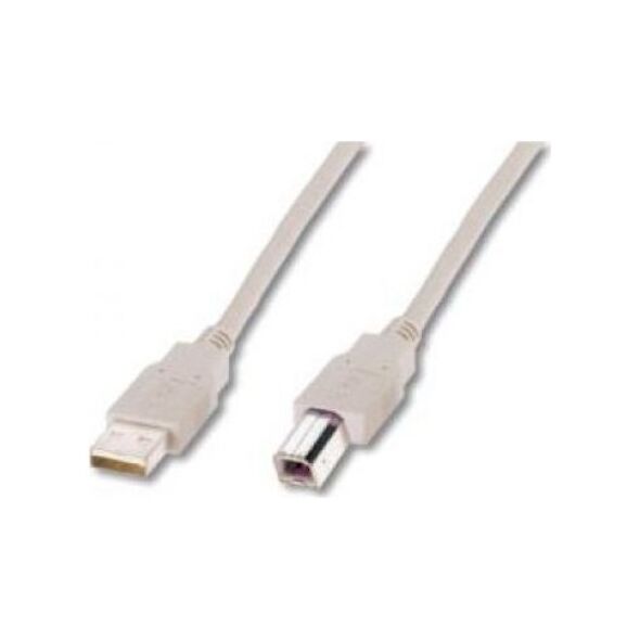 Kabel USB Digitus USB-A - micro-B 3 m Beżowy (AK-300102-030-E)
