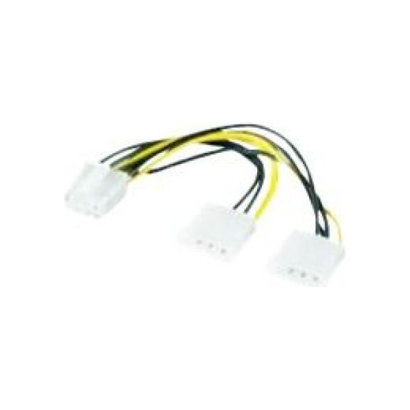 Mcab Molex x2 - PCIe 8-pin, 0.15m, Żółty (7008011)