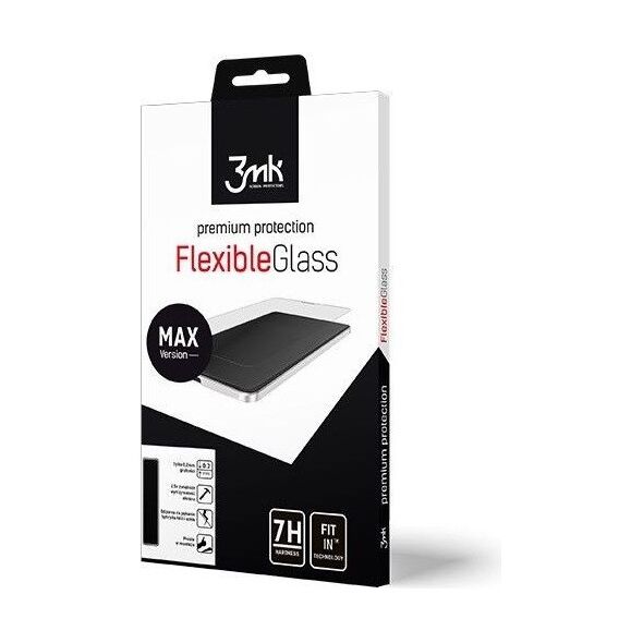3MK Szkło hartowane 3MK Flexible glass Max IPHONE 7/8 czarne