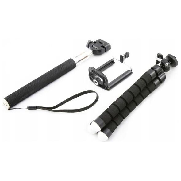 Selfie stick Xrec SB3044 3w1 czarny