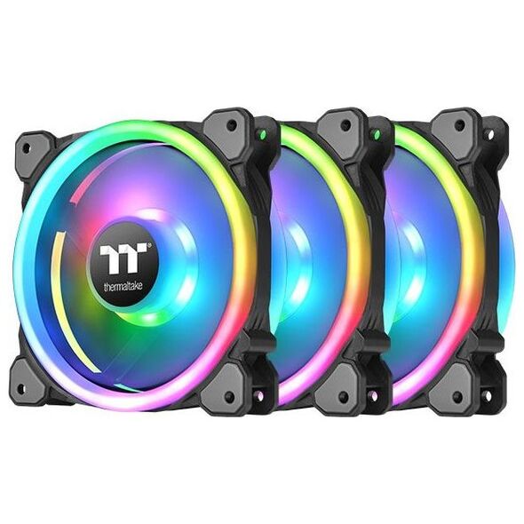 Wentylator Thermaltake Riing Trio 14 LED RGB Plus 3-pack + Hub (CL-F077-PL14SW-A)