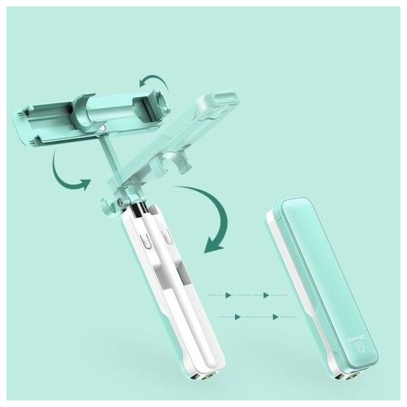 Podstawka Usams Selfie Stick M1 Mini 3,5 mm US-ZB052 zielony-ZB5203