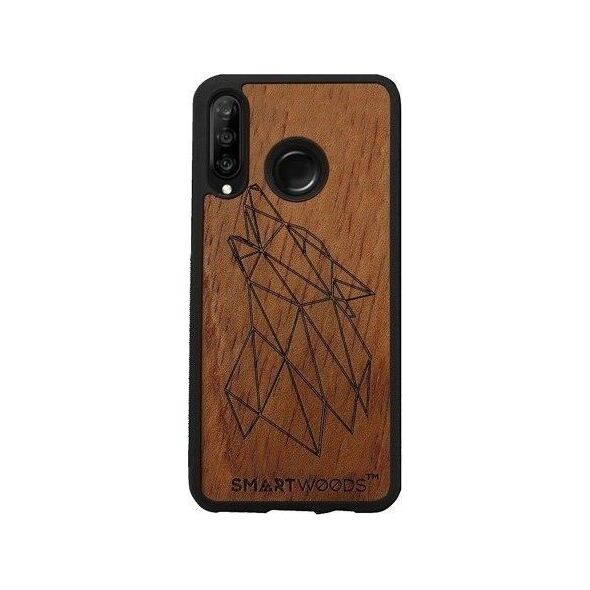 SmartWoods CASE ETUI DREWNIANE SMARTWOODS WOLF HUAWEI P30 LITE standard