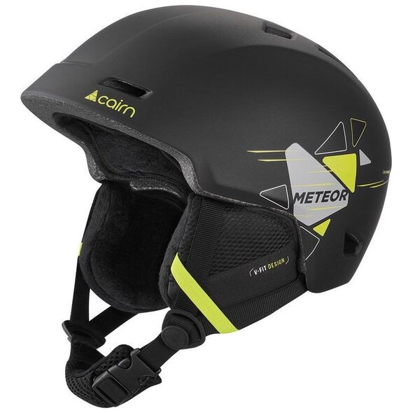 Cairn Kask Meteor Black Lemon r. 59-60 cm