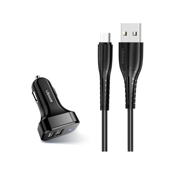 Ładowarka Usams C13 2x USB-A 2.1 A  (63909-uniw)
