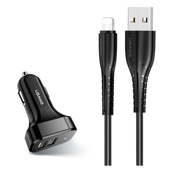 Ładowarka Usams C13 2x USB-A 2.1 A  (NTU35LC13TZ)