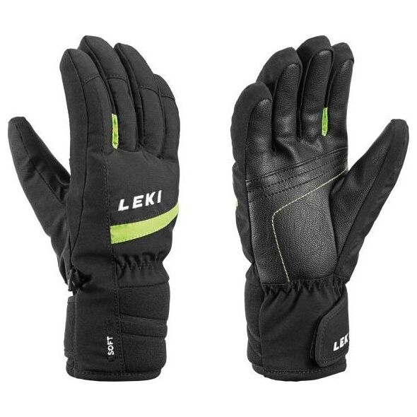 Leki Rękawice narciarskie Max Junior black-lime r. 7.0