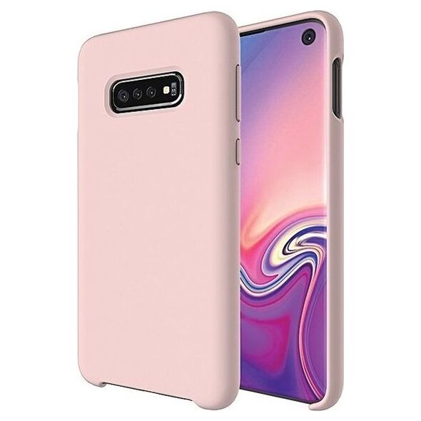 Etui Silicone Samsung S20 Ultra G988 różowo-złoty/rose gold