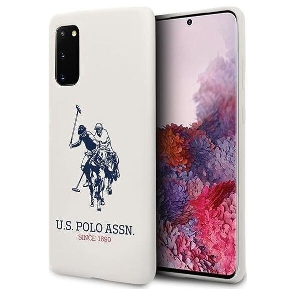 U.S. Polo Assn US Polo USHCS62SLHRWH S20 G980 biały/white Silicone Collection