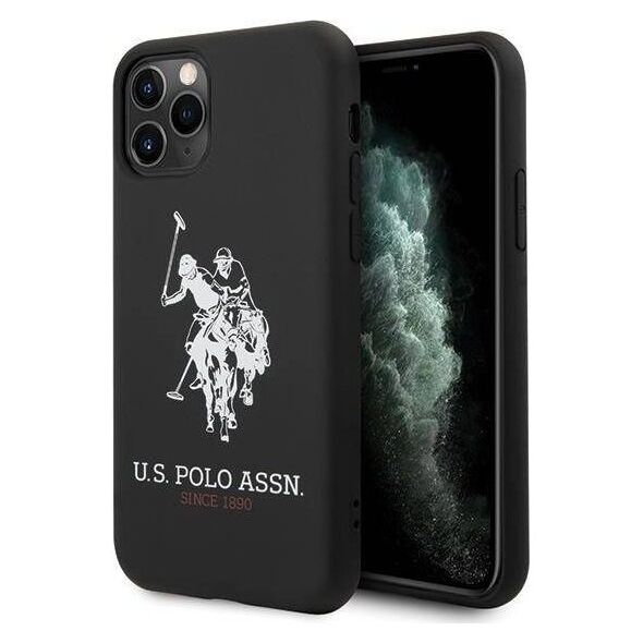U.S. Polo Assn US Polo USHCN65SLHRBK iPhone 11 Pro Max czarny/black Silicone Collection