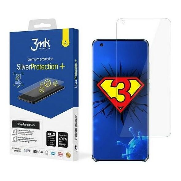 3MK 3MK Silver Protect+ Sam M115 M11 Folia Antymikrobowa montowana na mokro