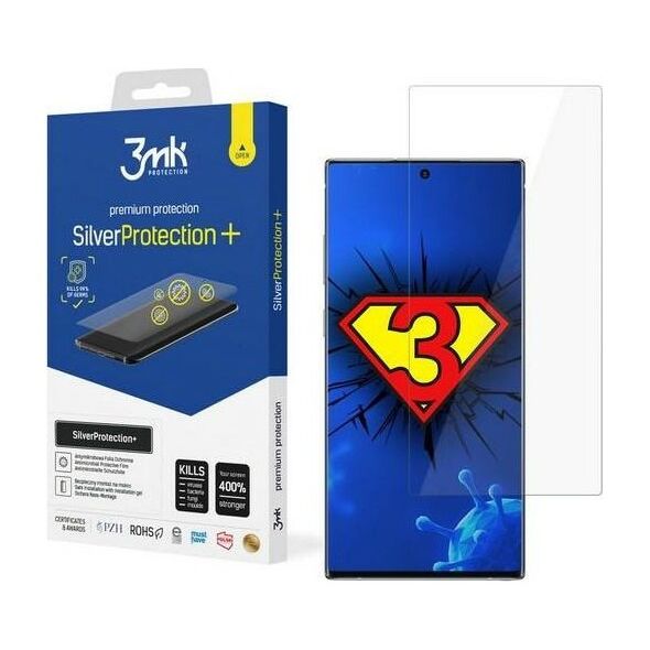 3MK 3MK Silver Protect+ Sam N975 Note 10 Plus, Folia Antymikrobowa montowana na mokro