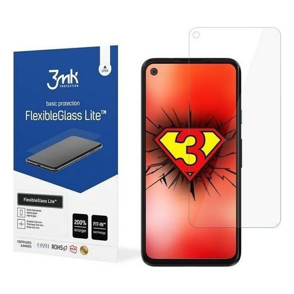 3MK 3MK FlexibleGlass Lite Google Pixel 4a Szkło Hybrydowe Lite