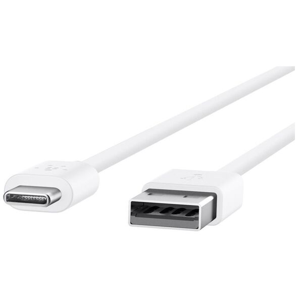Kabel USB Belkin USB-A - USB-C 2 m Biały (CAB001bt2MWH)