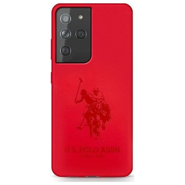 US POLO US Polo USHCS21LSLHRTRE S21 Ultra G998 czerwony/red Silicone On Tone
