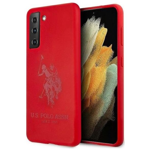 US POLO US Polo USHCS21SSLHRTRE S21 G991 czerwony/red Silicone On Tone