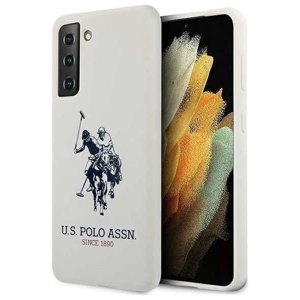 US POLO US Polo USHCS21MSLHRWH S21+ G996 biały/white Silicone Logo