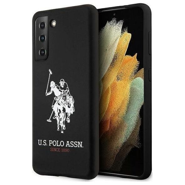 US POLO US Polo USHCS21MSLHRBK S21+ G996 czarny/black Silicone Logo