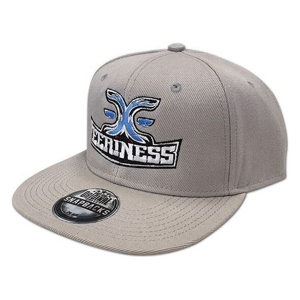 EERINESS EERINESS snapback, šedá, vyšité logo