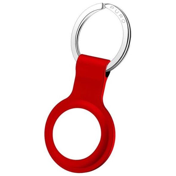 Puro Silikonowe etui PURO ICON Case Apple AirTag (czerwony)