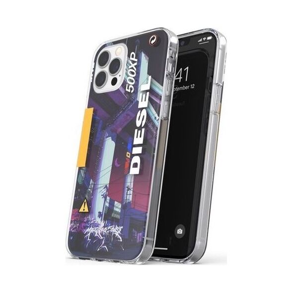 Diesel DIESEL CLEAR CASE MAD DOG JONES AOP IPHONE 12 / 12 PRO WIELOBARWNY standard