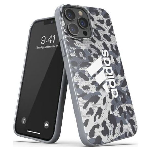Adidas Adidas OR Snap Case Leopard iPhone 13 Pro / 13 6,1" szary/grey 47259