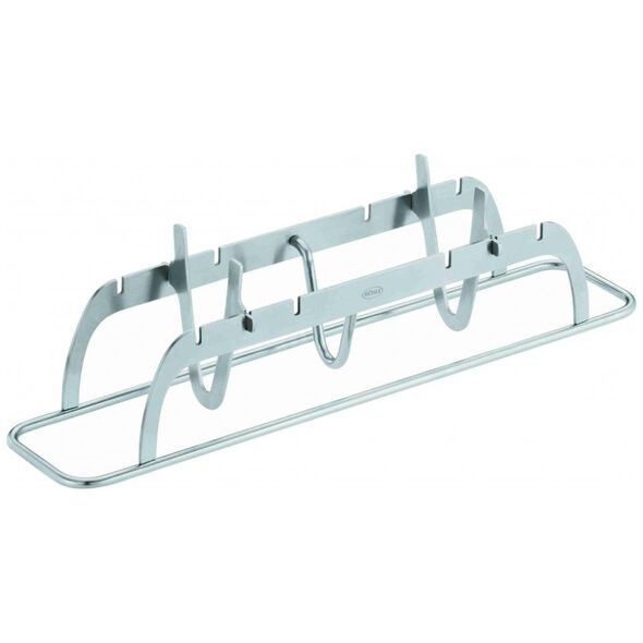 Rosle stojak na ryby Barbecue 30,3 x 6,5 cm stal nierdzewna srebrna