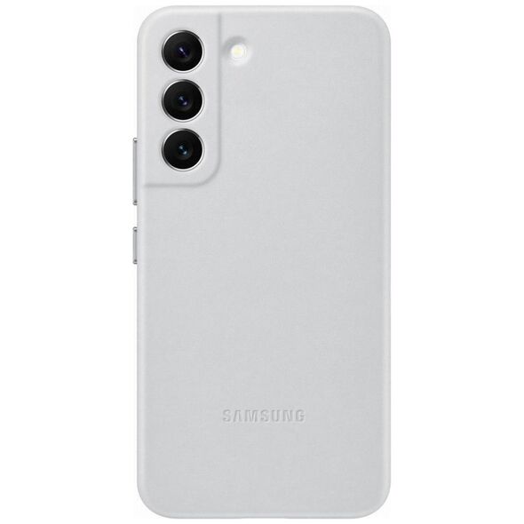 Samsung Samsung EF-VS901LJEGWW Leather Cover Galaxy S22 Light Gray